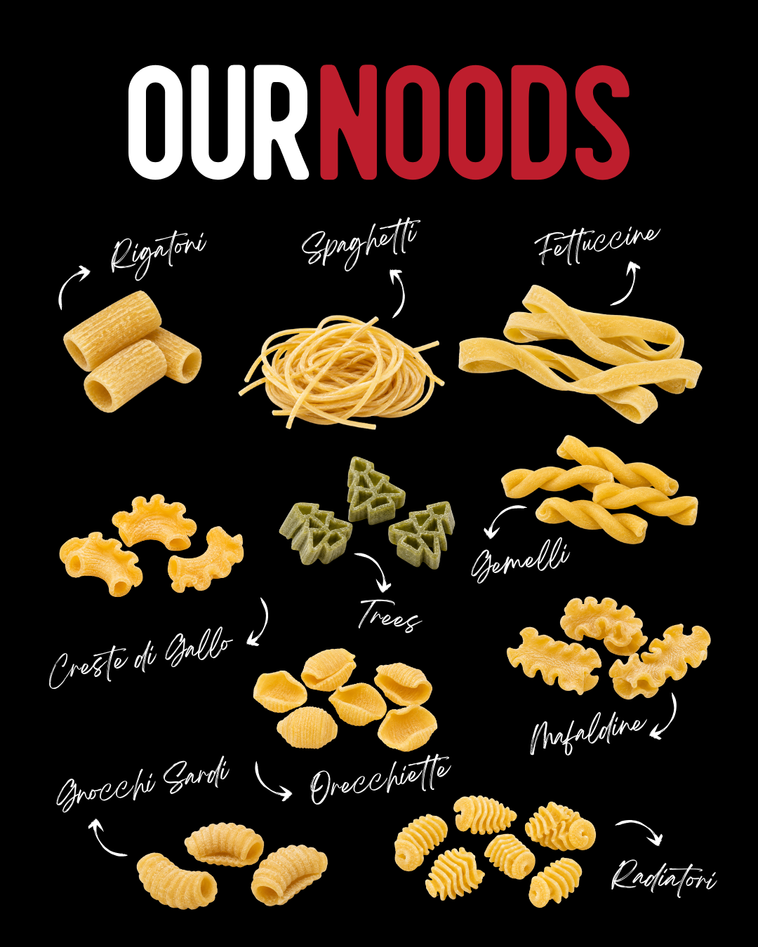 Fresh Pasta Variety Box (12 servings)