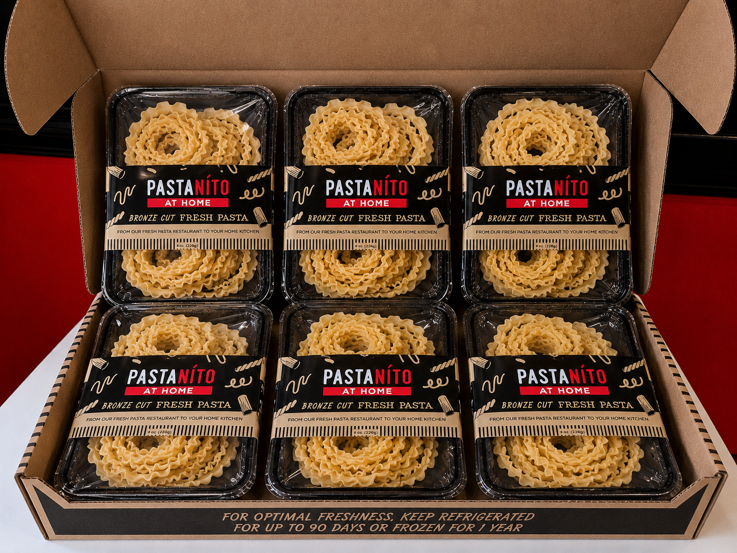 Fresh Mafaldine Pasta Box (12 servings)